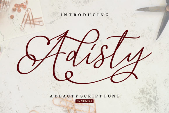 Adisty: A Timeless Handwritten Font for Creative Makers