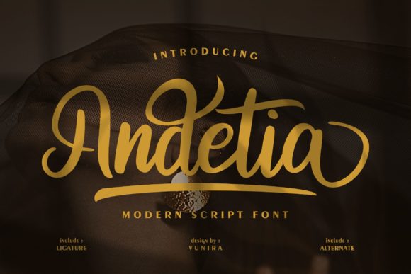 Andetia: A Bold Handwritten Font for Branding That Stands Out