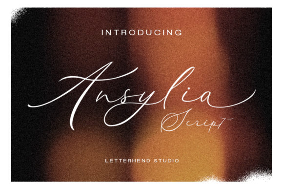 Ansylia: A Script Font for Creative Branding and Design Flexibility