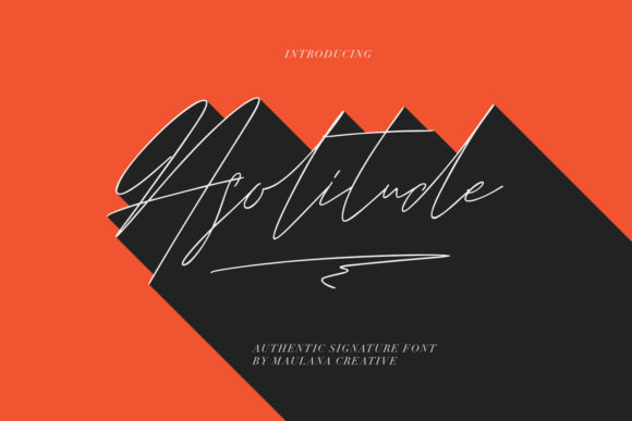 Asolitude: A Stylish Script Font for Business Branding