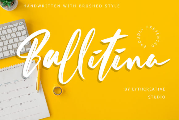 Ballitina: A Handwritten Font for Elegant Branding