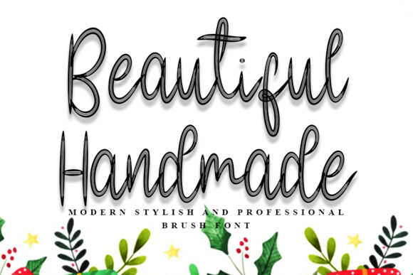 Beautiful Handmade: A Script Font for Realistic Web Design