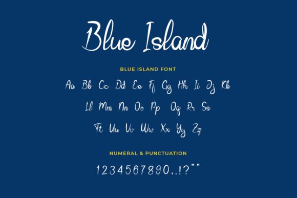 Blue Island: A Trendy Script Font for Modern Branding