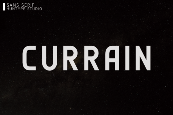 Currain: A Simple Sans Serif Font for Polished Branding