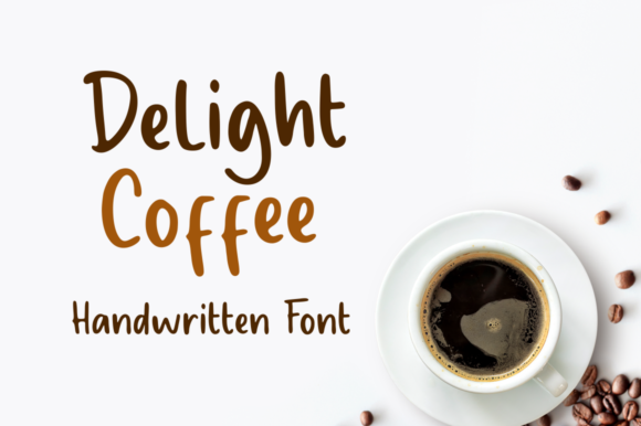 Delight Coffee: A Handwritten Font for Casual and Creative Designs