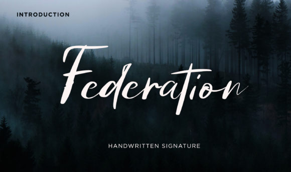 Federation: A Handwritten Font for Modern Web Design
