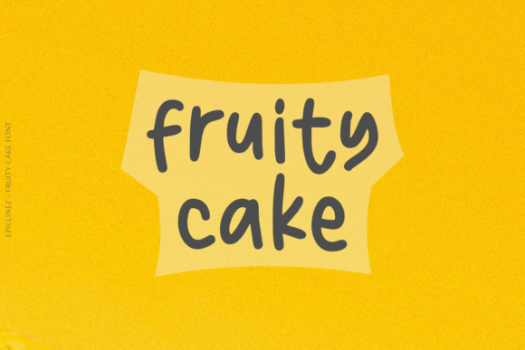 Fruity Cake Font for Playful Web Designs