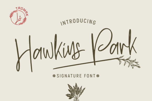 Hawkins Park: The Handwritten Font That Elevates Your Brand