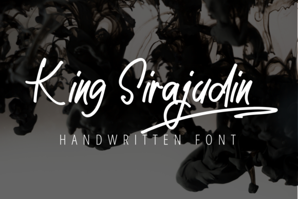 King Sirajudin: A Timeless Handwritten Font for Professional Branding