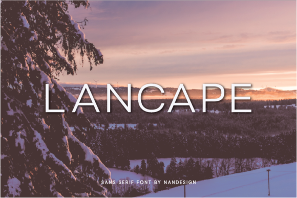 Lancape: A Versatile Sans Serif Font for Modern Branding