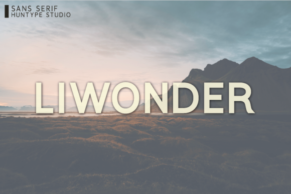 Liwonder: A Simple Sans Serif Font for Modern Editorial Design