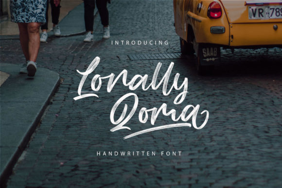 Lonally Qoma: A Handwritten Font for Personalized Craft Projects