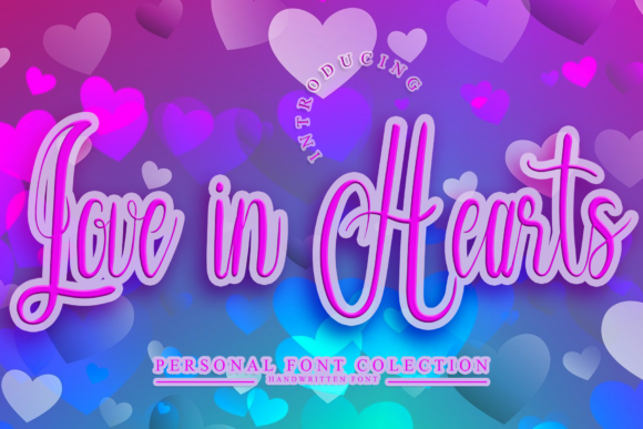 Love in Hearts Font for Elegant Web Design