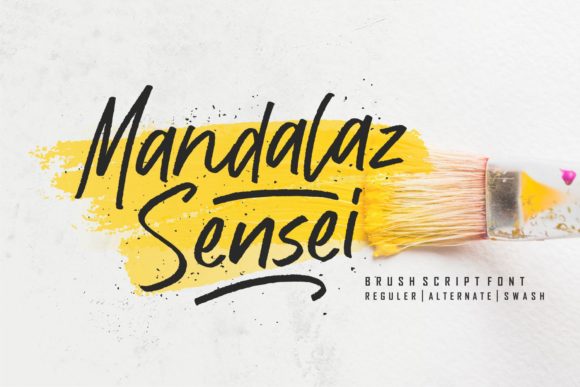 Mandalaz Sensei Font for Handmade Creations