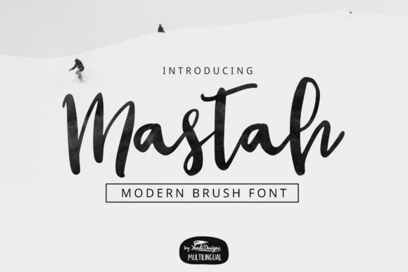 Mastah: A Modern Script Font for Digital Branding