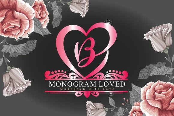 Monogram Loved: A Romantic Font for Editorial Design