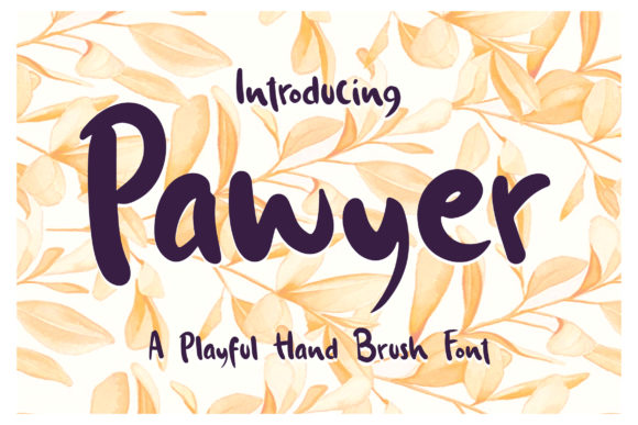 Pawyer: A Playful Script Font for Branding Magic