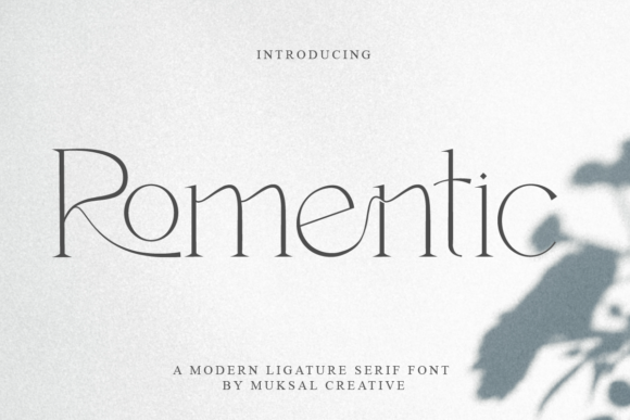 Romentic: The Serif Font That Elevates Your Brand