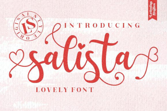 Salista: A Sweet Script Font for Romantic Branding