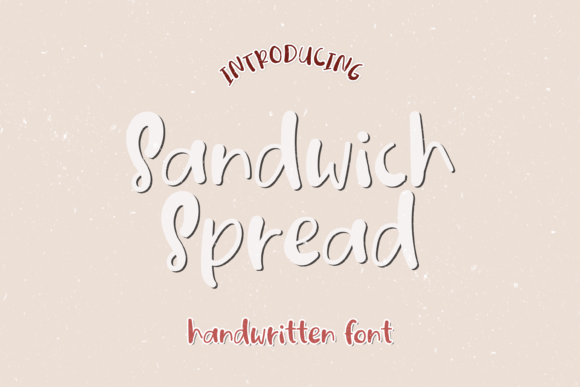 Sandwich Spread: A Handwritten Font for Web Designers