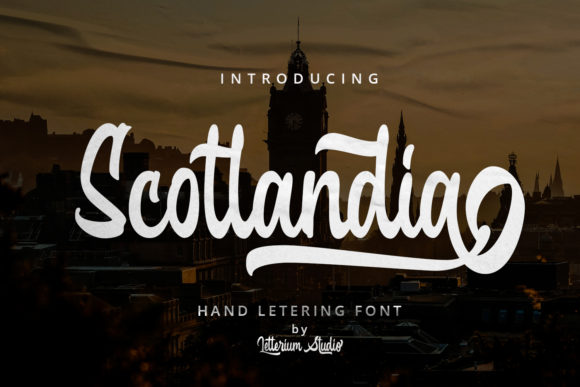 Scotlandia: A Bold Script Font for Modern Web Design