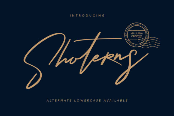Shoterns Font for Professional Branding and Eye-Catching Designs