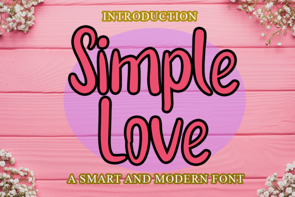 Simple Love: A Bold and Cute Handwritten Font for Web Design