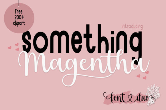 Something Magentha: A Delicate Font for Handmade Creations