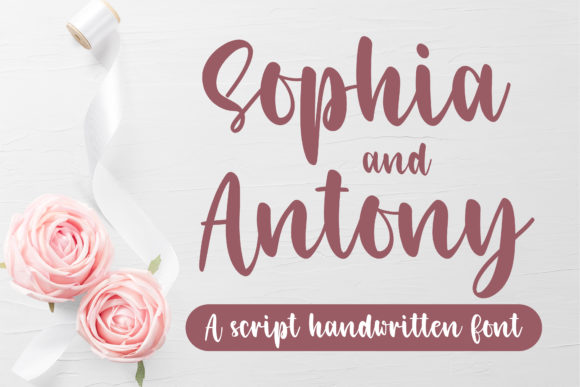 Sophia and Antony: A Bold Handwritten Font for Editorial Design