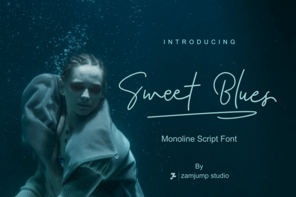 Sweet Blues Font for Elegant Handmade Creations