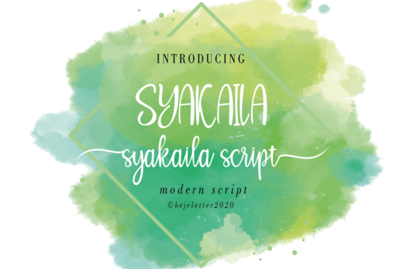 Syakaila: A Timeless Handwritten Font for Creative Makers