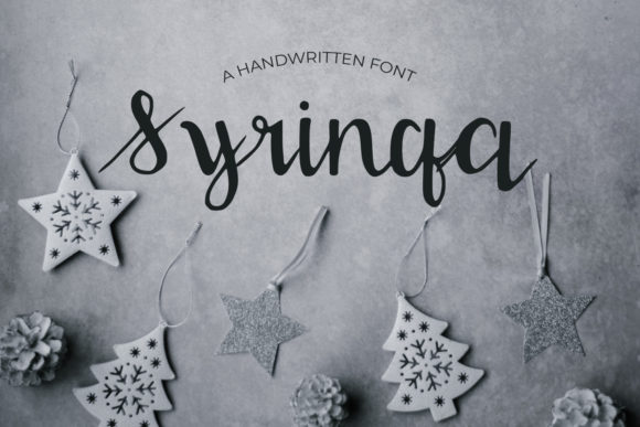 Syringa Font for Handmade and Commercial Design Projects