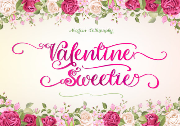 Valentine Sweetie: A Script Handwritten Font for Romantic Branding and Campaigns