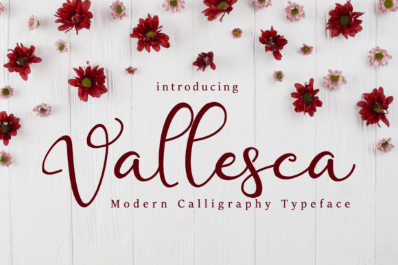 Vallesca: A Playful Script Font for Branding and Design