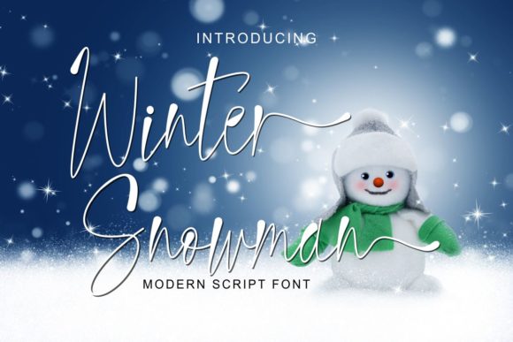 Winter Snowman: A Sweet Font for Cozy Branding
