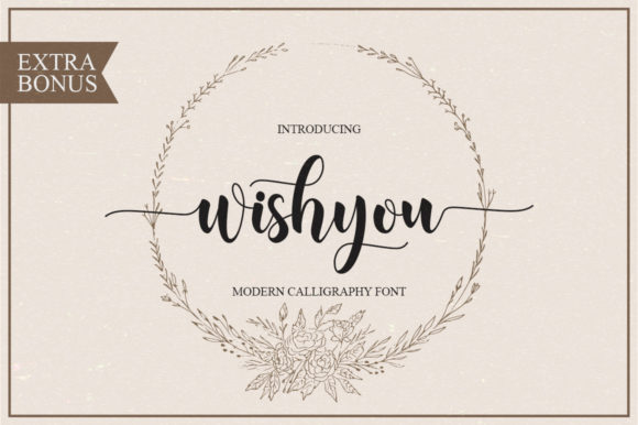 Wishyou Script Font for Handmade Creations